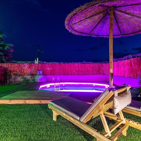 Modern House With Pool Near Beach Gazi Exterior foto